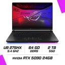ASUS ROG Strix SCAR 16 (2025) G635LX-RW019W Intel Ultra 9 275HX/64GB DDR5/2TB SSD/RTX 5090 24GB/16" 240Hz WQXGA/Win11