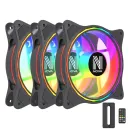 NOVA BLAZEFLOW ARGB 3 Pack Noir