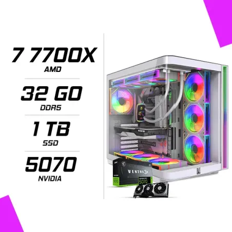 PC Gamer AMD Ryzen 7 7700X MSI RTX 5070 12G