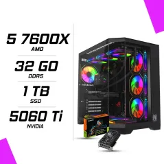 PC Gamer AMD Ryzen 5 7600X RTX 5060 Ti 8G