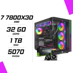PC Gamer AMD Ryzen 7 7800X3D MSI RTX 5070 12G