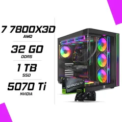 PC Gamer AMD Ryzen 7 7800X3D MSI RTX 5070 Ti 16G
