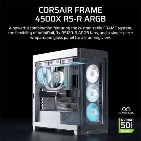 CORSAIR FRAME 4500X RS-R ARGB Blanc
