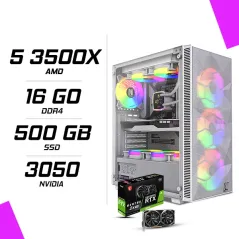 PC Gamer AMD Ryzen 5 3500X MSI RTX 3050 8G