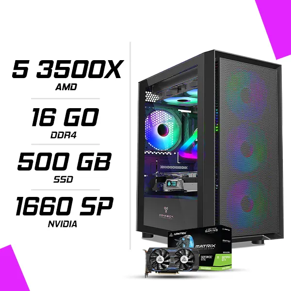PC Gamer AMD Ryzen 5 3500X GTX 1660 Super 6G