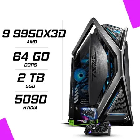 PC Gamer AMD Ryzen 9 9950X3D MSI RTX 5090 32G