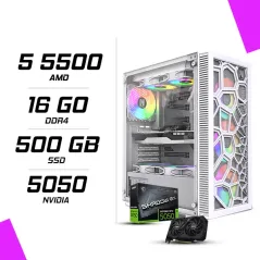 PC Gamer AMD Ryzen 5 5500 MSI RTX 5050 8G