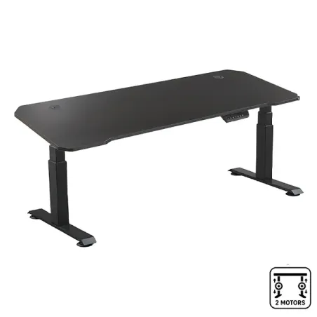 NOVA T002 SHELF + NOVA TABLETOP Noir 140x60cm