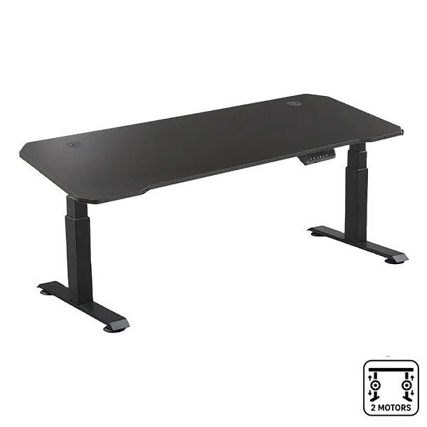 NOVA T002 SHELF + NOVA TABLETOP Noir 140x60cm