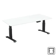 NOVA T002 SHELF + NOVA TABLETOP Blanc 140x60cm