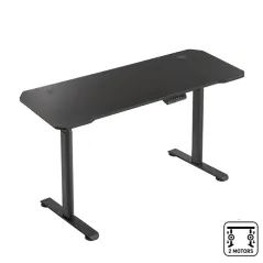 NOVA T020 SHELF + NOVA TABLETOP Noir 140x60cm