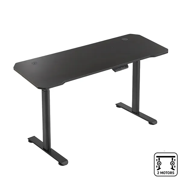 NOVA T020 SHELF + NOVA TABLETOP Noir 140x60cm