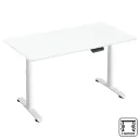 NOVA T021 SHELF Blanc + NOVA TABLETOP Blanc 120x60cm