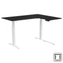 NOVA T010 SHELF Blanc + NOVA CORNER TABLETOP 140x60cm