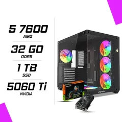 PC Gamer AMD Ryzen 5 7600 RTX 5060 Ti 8G