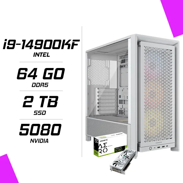 PC Gamer Intel i9-14900KF RTX 5080 AERO 16G