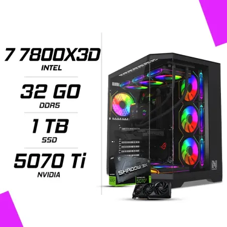 PC Gamer AMD Ryzen 7 7800X3D MSI RTX 5070 Ti 16G