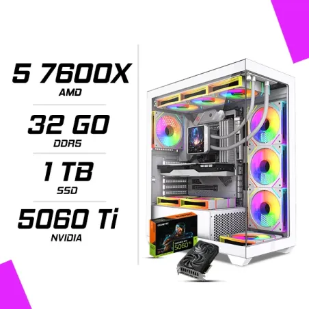 PC Gamer AMD Ryzen 5 7600X RTX 5060 Ti 8G