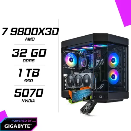 PC Gamer AMD Ryzen 7 9800X3D RTX 5070 12G