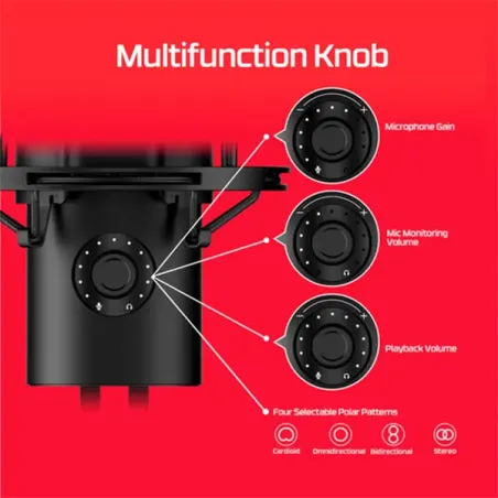 HYPERX QUADCAST 2 Noir