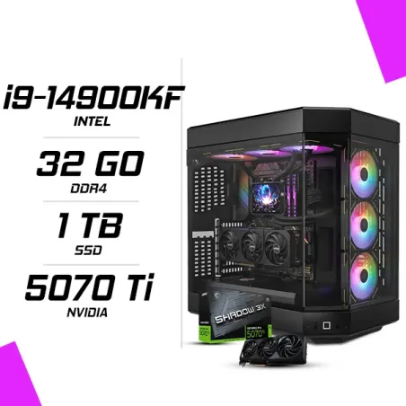 PC Gamer Intel i9-14900KF MSI RTX 5070 Ti 16G