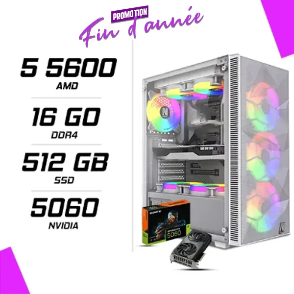 PC Gamer AMD Ryzen 5 5600 RTX 5060 8G