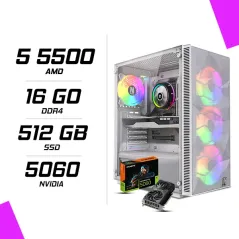 PC Gamer AMD Ryzen 5 5500 RTX 5060 8G