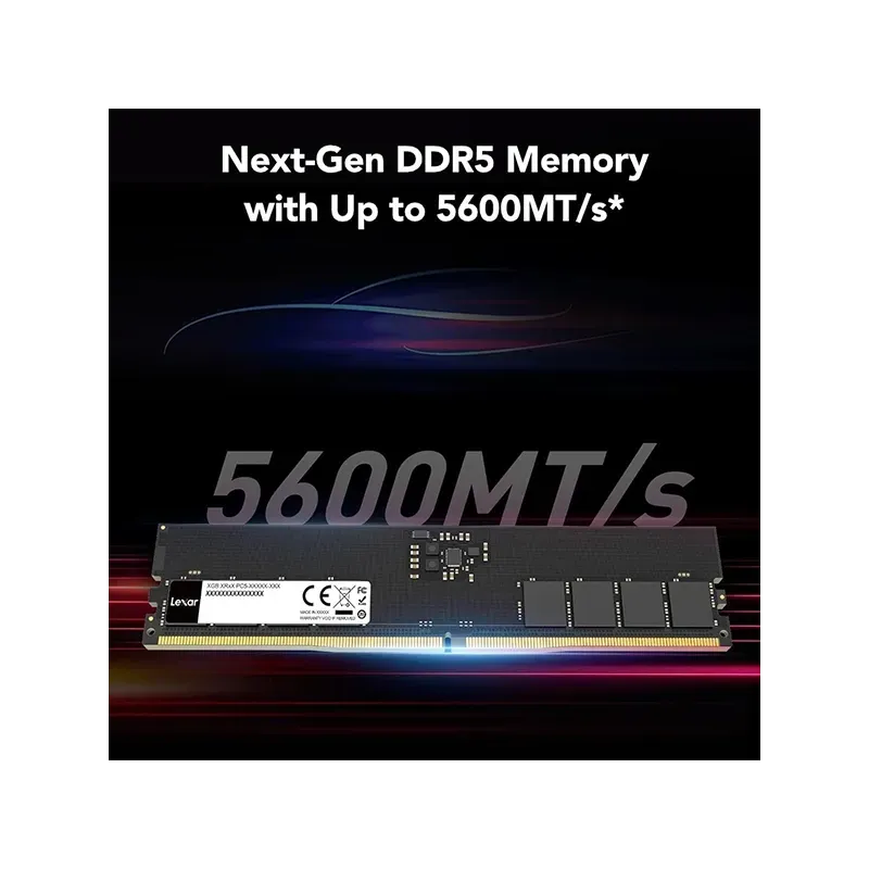 LEXAR UDIMM 32GB (1x32GB) DDR5 5600MHz CL46 - LD5U32G56C46ST-BGS
