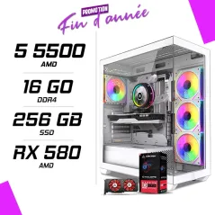 PC Gamer AMD Ryzen 5 5500 RX 580 8GB