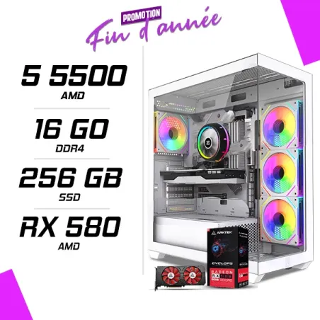 PC Gamer AMD Ryzen 5 5500 RX 580 8GB