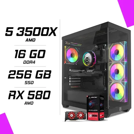 PC Gamer AMD Ryzen 5 3500X RX 580 8GB