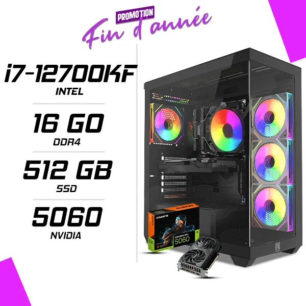 PC Gamer Intel i7-12700KF RTX 5060 8G