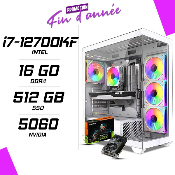PC Gamer Intel i7-12700KF RTX 5060 8G