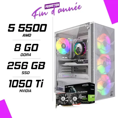 PC Gamer AMD Ryzen 5 5500 GTX 1050 Ti 4GB