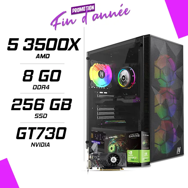 PC Gamer AMD Ryzen 5 3500X GT730 4GB