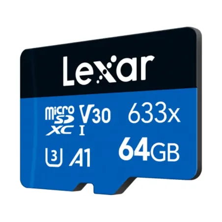 LEXAR HIGH-PERFORMANCE 633X MICROSDXC 64GB