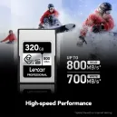 LEXAR 320GB PROFESSIONAL CFexpress TYPE A CARD SILVER SERIES