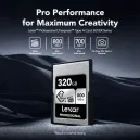 LEXAR 320GB PROFESSIONAL CFexpress TYPE A CARD SILVER SERIES