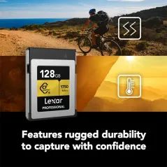 LEXAR 256GB PROFESSIONAL CFexpress TYPE B CARD GOLD SERIES