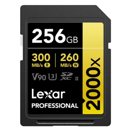 LEXAR 256GB PROFESSIONAL 2000X UHS-II SDXC