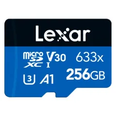 LEXAR HIGH-PERFORMANCE 633X MICROSDXC 256GB