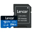 LEXAR HIGH-PERFORMANCE 633X MICROSDXC 256GB