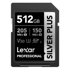 LEXAR 512GB PROFESSIONAL SILVER PLUS SDXC