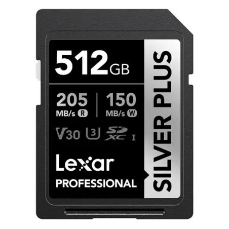 LEXAR 512GB PROFESSIONAL SILVER PLUS SDXC