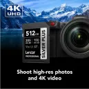 LEXAR 512GB PROFESSIONAL SILVER PLUS SDXC