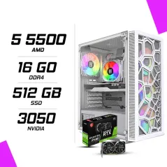 PC Gamer AMD Ryzen 5 5500 MSI RTX 3050 8G