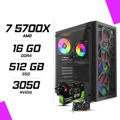 PC Gamer AMD Ryzen 7 5700X MSI RTX 3050 8G