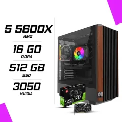 PC Gamer AMD Ryzen 5 5600X MSI RTX 3050 8G