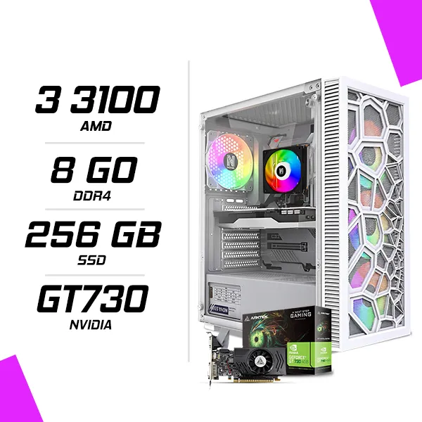 PC Gamer AMD Ryzen 3 3100 GT730 4GB