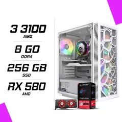 PC Gamer AMD Ryzen 3 3100 RX 580 8GB